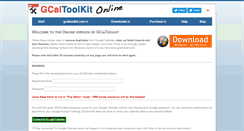 Desktop Screenshot of gcaltoolkit.net